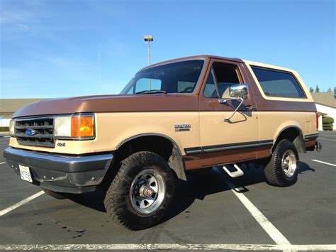 1989 Ford Bronco Xlt 4x4 Rust Free Low Miles Classic Ford Bronco 1989