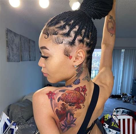 🌺pinterestwidlyne Simons🌺 Girl Neck Tattoos Black Girls With