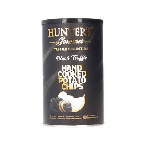Buy Hunters Gourmet Hand Cooked Potato Chips Black Truffle 150 G