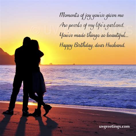 151 Birthday Wishes For Husband Poems Messages And Quotes Uvgreetings