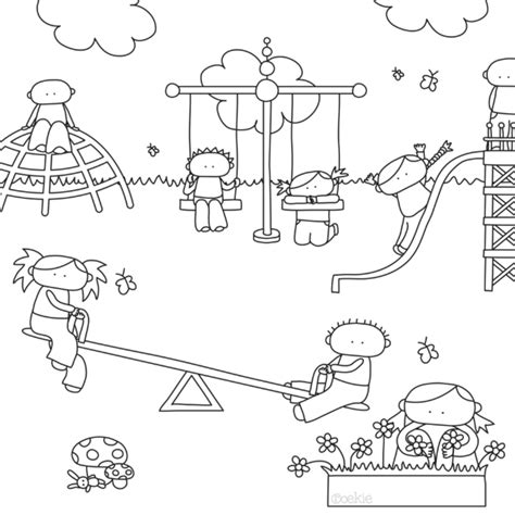 Playground Coloring Pages For Kids Choose From Any Color In The