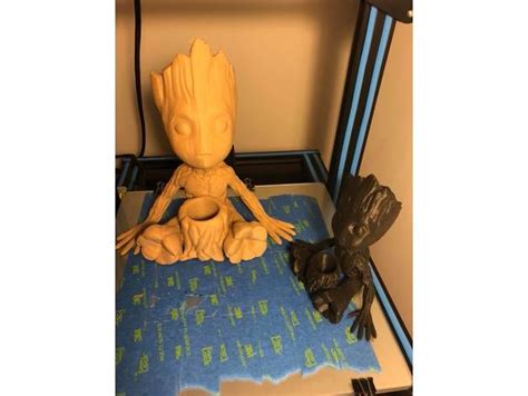 Baby Groot Stump Cup by benthewatson - Thingiverse