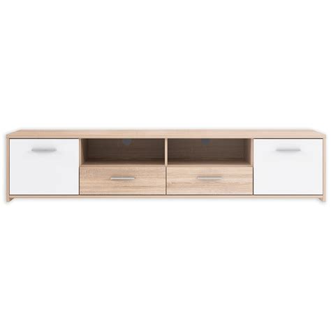 Schrank roller jumat, 30 oktober 2020 tambah komentar edit. Tv Schrank Weiß Eiche - Romina Tv Lowboard 180 Cm Breit ...