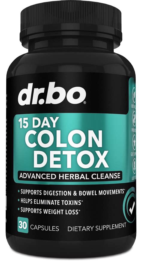 Colon Cleanser Detox For Weight Loss Day Intestinal Cleanse Pills