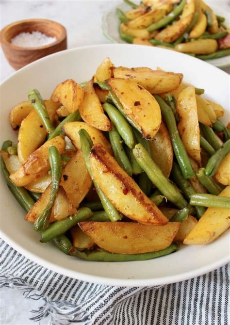 Roasted Potatoes And Green Beans Recipe Veggie Society