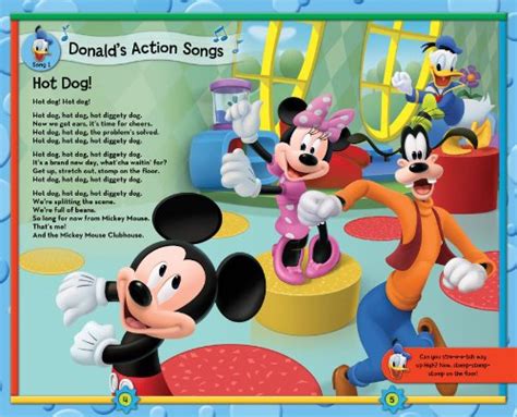 Disney Mickey Mouse Clubhouse Take Along Tunes Book With Music Player
