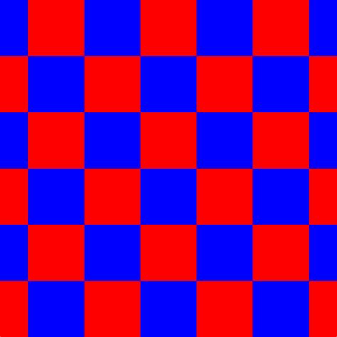 Red And Blue Checkered Seamless Repeating Pattern Background Vector