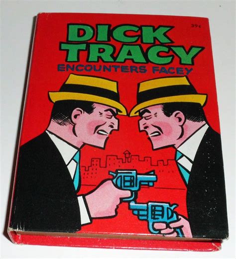 Dick Tracy Encounters Facey Whitman Big Little Book Newman Paul S Books
