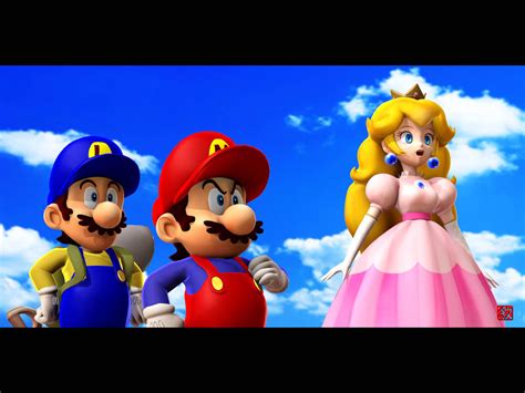 Mario And Luigi And Peach By Gekimura On Deviantart