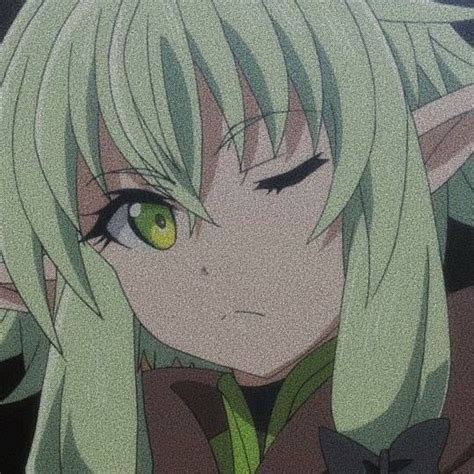 𝑨𝒏𝒊𝒎𝒆 𝑰𝒄𝒐𝒏𝒔 Green Themed Aesthetic Anime Anime Elf Anime Icons