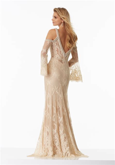 We love the idea of mix and matching dresses in different shades of blush or atmospheric blue and fog, giving each of your bridesmaids a unique look. Boho Chic Prom Dress Made of Delicate Lace | Style 99022 ...