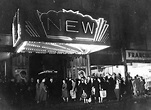 Here's a photo from the 1940s showing a crowd of people lined up ...
