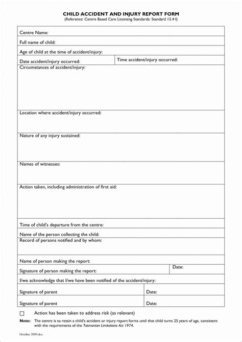 First Aid Incident Report Form Template Templates Example Templates