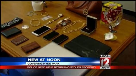 Police Need Help Returning Stolen Property