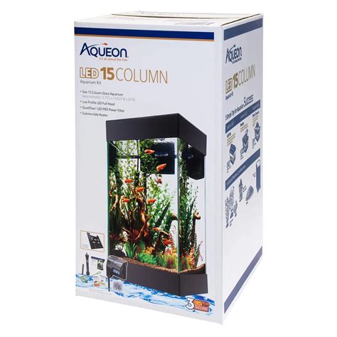 Aqueon Deluxe Led Bow Front Aquarium Kit Black 36 Gallon Aquarium Views