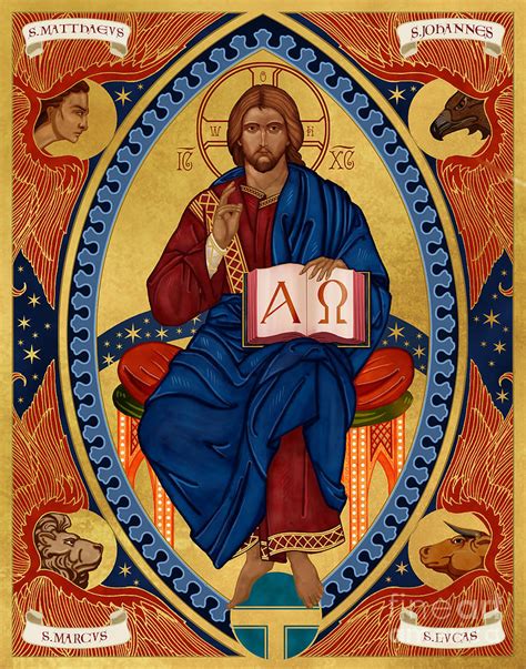 Christ In Majesty Digital Art By Lawrence Or Annita Klimecki Fine Art