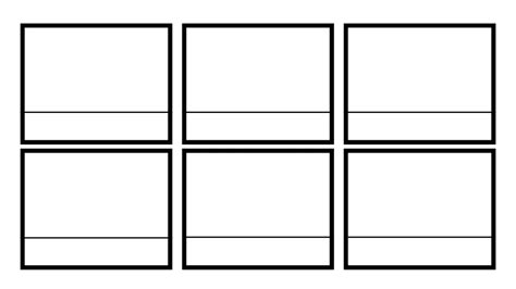 Storyboard Plantilla En Word En Blanco Para Imprimir Editable