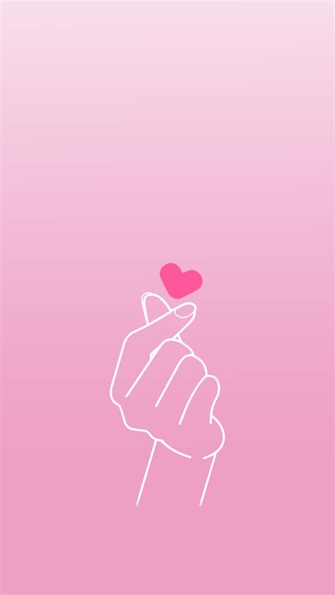 Finger Heart Wallpapers Wallpaper Cave