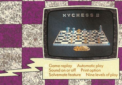 Commodore 64128 Old Computer Chess Game Collection Mychess Ii