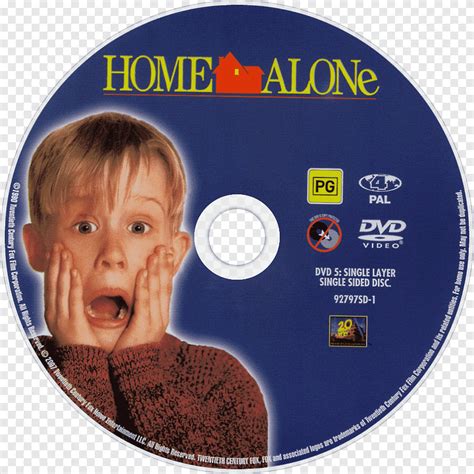 Home Alone Компакт диск DVD Film DVD телевидение лейбл png PNGEgg
