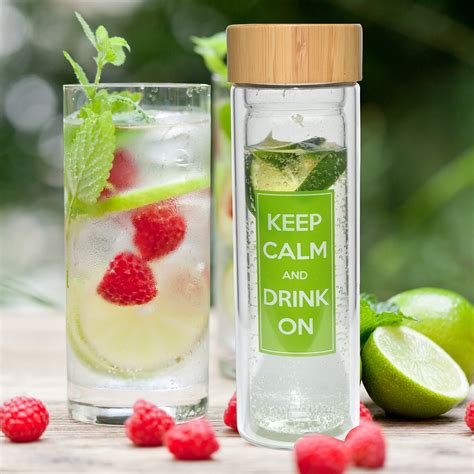 Best Sports Detox Water Tea Infuser Glass Bottleinfusion Water Bottle