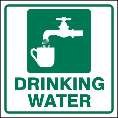 Drinking Water Safety Sign Ga 6 A Safety Sign Online