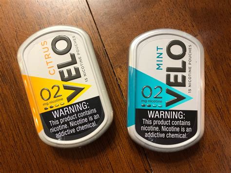 Velo Nicotine Pouches Mint And Citrus 2mg Review 5 November 2019