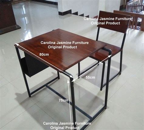 konsep  model meja makan  besi hollow satu set meja  kursi