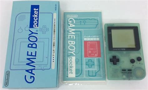 Nintendo Game Boy Pocket Ice Blue Clear Console Jp Consolevariations