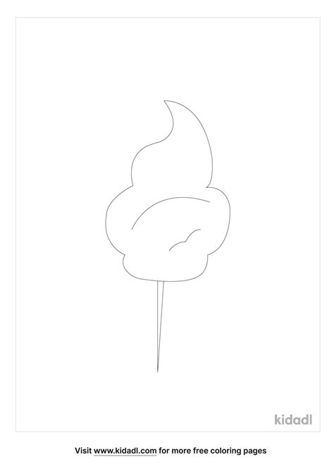 Free Cotton Candy Coloring Page Coloring Page Printables Kidadl