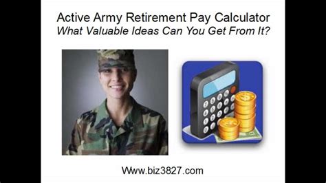 Active Army Retirement Pay Calculator What Valuable Ideas Can You Get