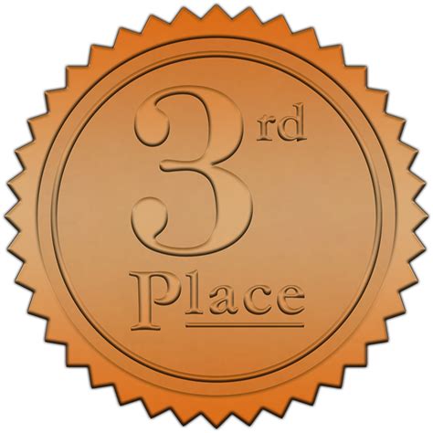 Third Place Png Transparent Images Png All
