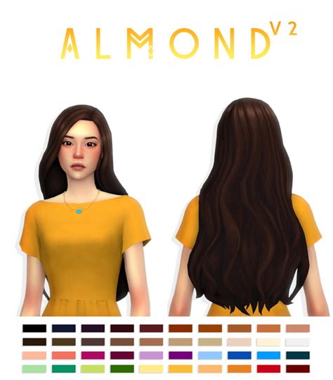 Almond Hair V2 At Simandy Sims 4 Updates