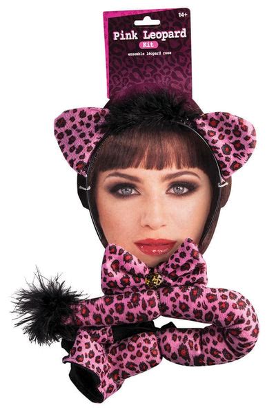 Pink Leopard Costume Kit Free Shipping