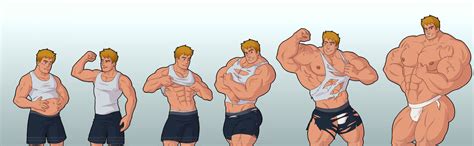 commission muscle growth by headingsouth on deviantart