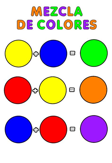 Los Colores Primarios Y Sus Combinaciones Para Niños Artofit