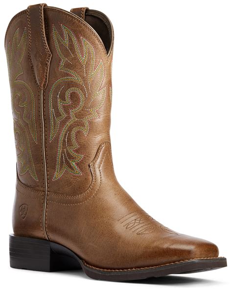 Ariat Women S Cattle Drive Western Boots Square Toe Boot Barn