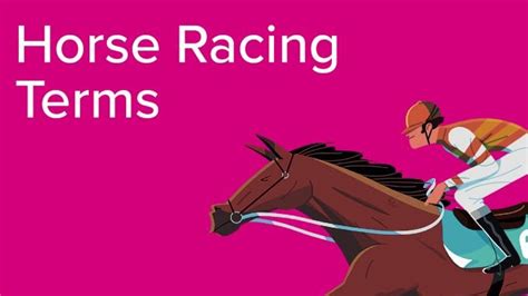 Horse Racing Betting Terms Sportsbet Sports Betting Online 🏇