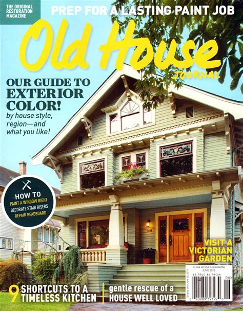 Old House Journal Magazine Covers Date Cover House Journal Old House House And Home