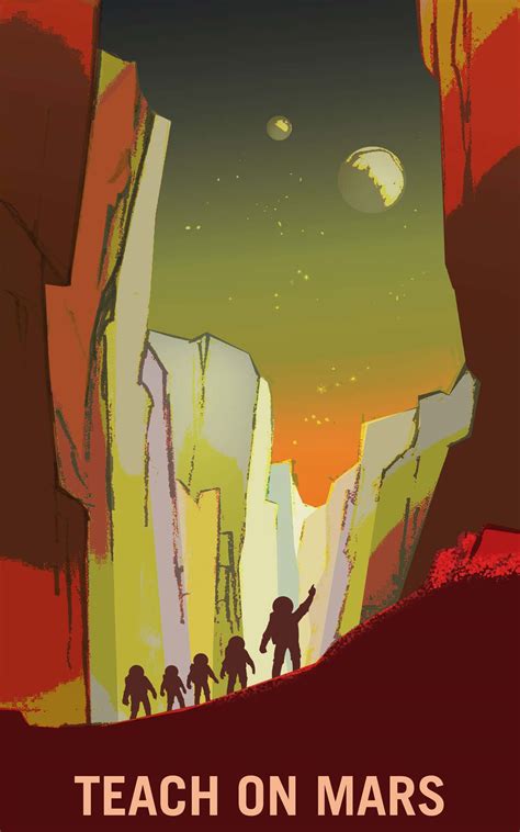 Nasas Giving Away These New Mars Travel Posters For Free The Drive