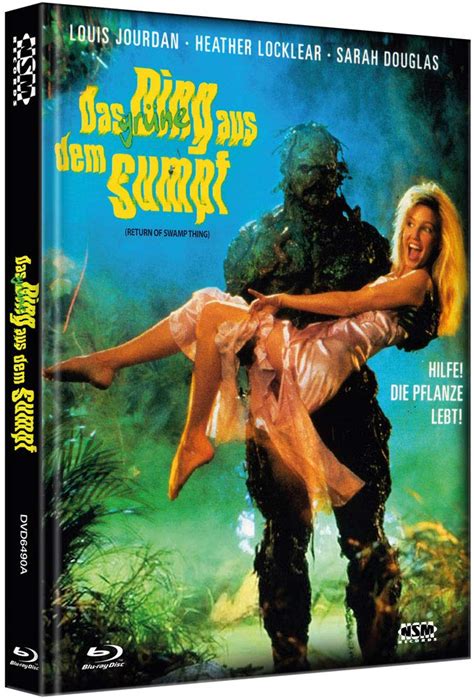 Das grüne Ding aus dem Sumpf Blu Ray DVD uncut auf limitiertes Mediabook Cover A