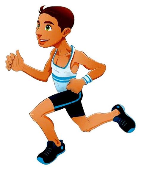Cartoon Images Of Sports Runner Boy Cartoon And Vector Sport