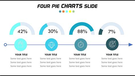 Four Pie Charts Slide Animated Infographic I Powerpoint Sinhvien I Free