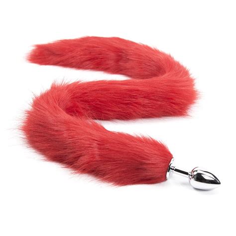 85cm Long Fox Tail Fetish Adult Sex Toys Anal Plug Tail Sexy Faux