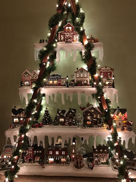 Christmas Village Tree Diy