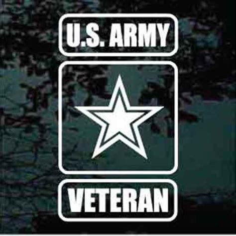 Army Veteran Car Window Decals And Stickers Decal Junky