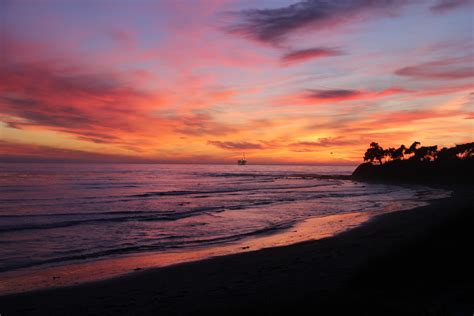 Isla Vista, California.. Beautiful winter sunset | Isla vista, Beautiful sunset, Winter sunset