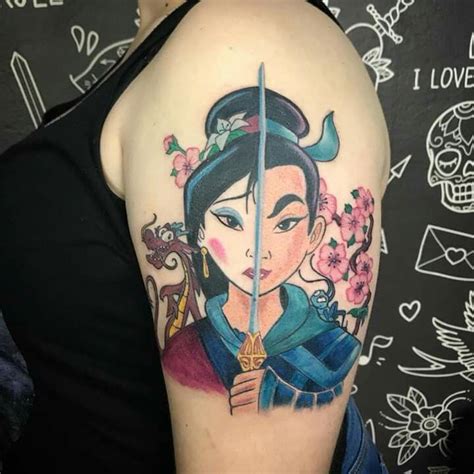 Disney Princess Tattoo Mulan
