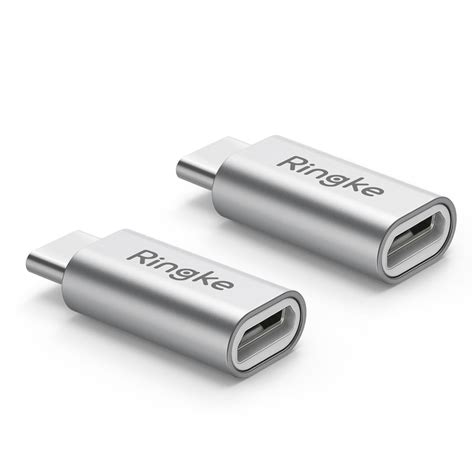 Ringke Microusb To Type C Port Adapter Micro Usb Female To Usb C Male