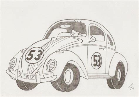 Herbie The Love Bug Love Bugs Bugs Drawing Meaningful Drawings